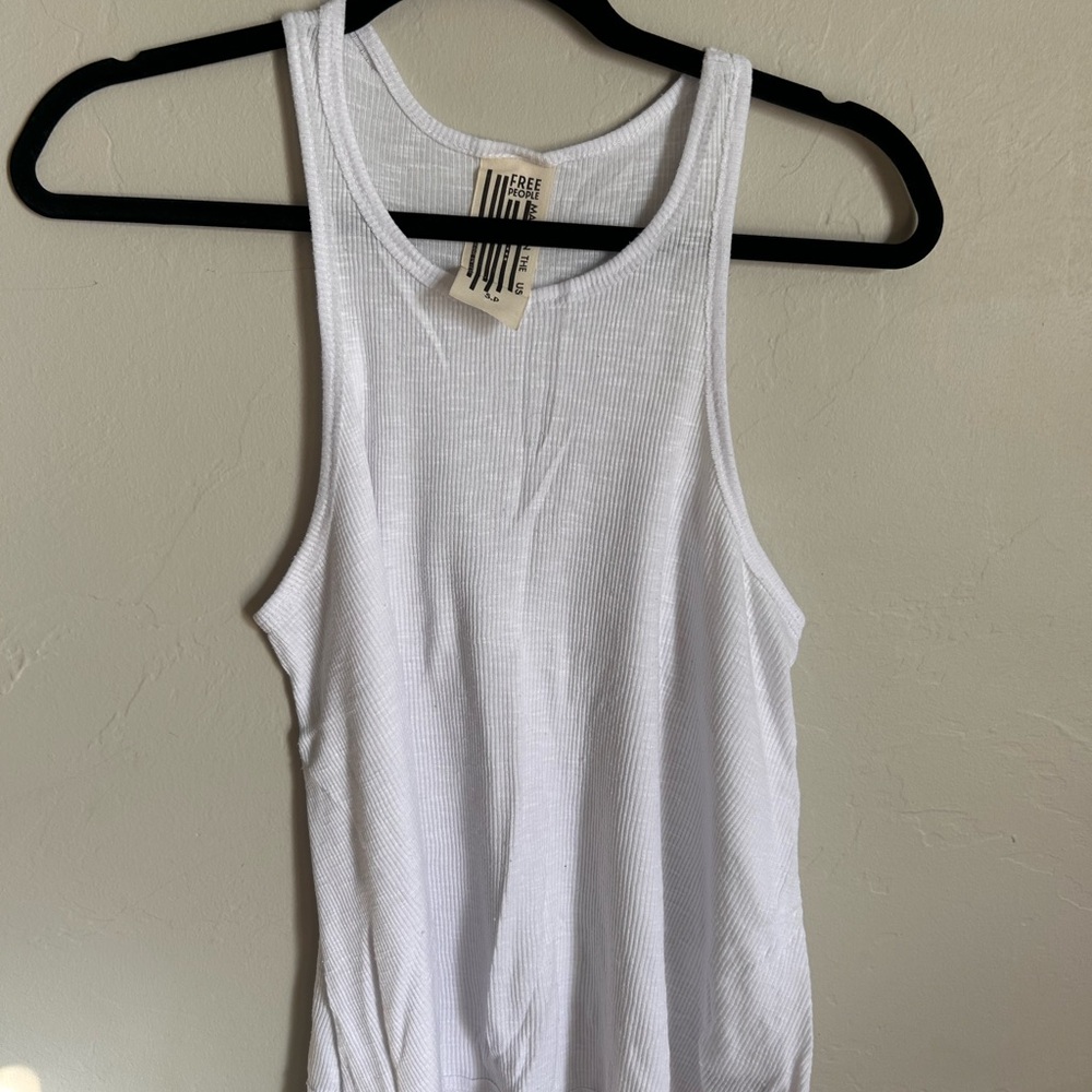 Free People Classic White Tank Top